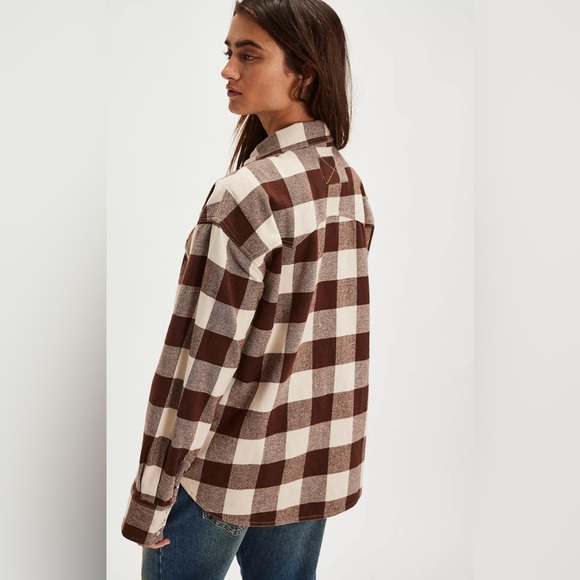 COPY - Free people We The Free Hideaway Plaid Shirt - Picture 3 of 7